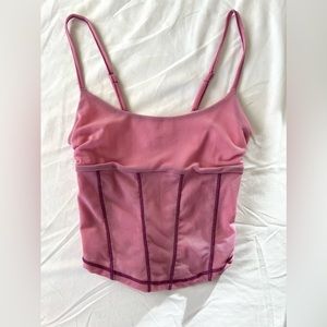 Urban Outfitters Pink Crop Top